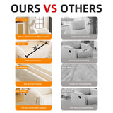 Rhevoy Oversized Power Recliner Chair, 26" Extra Wide Swivel Rocker Recliner with Adjustable Headrest, Chenille Glider Rocking Nursery Chair with Overstuffed Armrest, USB Ports, Cream Rhevoy