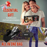 Grill Tools 122PCS Grilling Gifts for Men, for Fathers Day, Christmas, Grill Set BBQ Griddle for Outdoor Grill for Blackstone Weber Traeger Pit Boss Smoker Accessories Birald