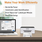 LabelRange LP320 High Speed 4x6 Shipping Label Printer, Windows, Mac, Linux and Chrome OS Compatible, Direct Thermal Printer Supports Barcode, Household Labels and More LabelRange