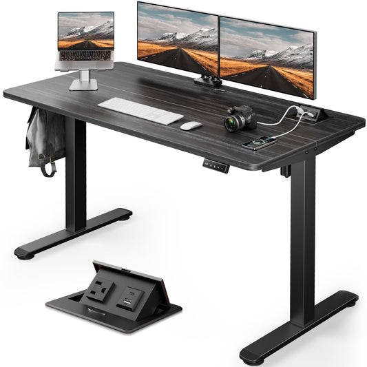 ErGear Electric Standing Desk Adjustable Height, 55 x 24 Inches - WoodArtSupply