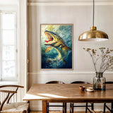 AIRDEA Diamond Art Paintings Kits for Adults,5D Diamond Painting Set for Beginner,12x16 In/30x40 cm DIY Gem Art Kits,Home Wall Decro (Blue) AIRDEA