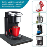 ARGOMAX Appliance Rolling Tray, Coffee Maker Slider, coffee pull out tray, sliding coffee maker tray, Suitable for coffee machines, air fryers and other appliances (10.3'' W × 15.3''D) ARGOMAX