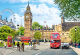 CASTORLAND 1000 Piece Jigsaw Puzzles, Busy Morning in London, United Kingdom, Great Britain, England Puzzle, Big Ben, Adult Puzzle, Castorland C-104963-2 Castorland