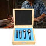 4Pcs Turning Tool Turning Center Set Drive Spur Cup Arbor Lathe Turning Lathe Live Center for for Wood & Metalworking Lathe with Box (MT1) spur center for wood lathe wood turning tools Turning Tools KUIDAMOS