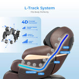 Osaki Pro OS-4D Paragon | Beige | Massage Chair | Multi-Angle L-Track 4D Massage | Zero Gravity | Space Saving | Heating Foot Roller | Voice Recognition | High Intensity Fullbody Airbag Osaki