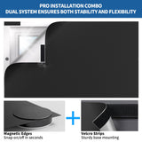 BKSAI 100% Blackout Window Cover, Portable Magnetic Blackout Shades for Window, Black Out Window Blinds No Drill Cuttable Blackout Curtains for Bedroom, RV, Nursery, Media Room, 39x57 inch BKSAI