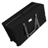 ProPik Rolling Christmas Tree Storage Bag, Fits Up to 7.5 Ft. Tall Disassembled Holiday Tree, 22" x 16" x 50", Large Heavy Duty Xmas Storage Container with 2 Wheels & Handles, 600D Oxford (Black) ProPik