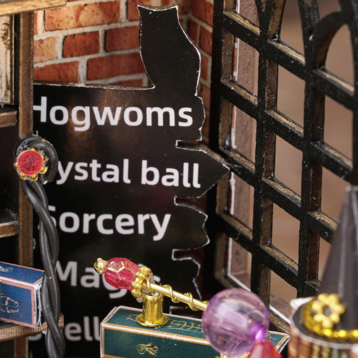 DIY Miniature House Kit, Mini House Building Kit with LED & Dust Cover, DIY Wooden Dollhouse Miniature Kit for Adults Teen, Wooden Crafts Lovely Dollhouse Kit, Moon Magic YSWOOD WORLD