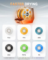 MarsWork 3D Printer Filament Reusable Aluminum Spool, Compatible with 1kg, 1.75mm PLA/TPU/ABS/PETG Filament, Compatible with Bambu Lab Filament Refill – Sustainable Printing Solution(Without filament) MarsWork