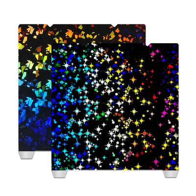 JUUPINE 3D Printer Platform K1C K1 Build Plate 235X235mm, Upgrade H1H Build Plate Flake+Galaxy Spring Steel Sheet for K1C/K1/ Ender-3 S1/S1 Pro/Ender-5 S1/Ender-3 V3/Ender-3 V3 KE/Ender-3V3 SE