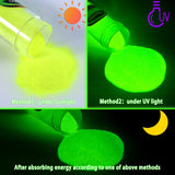 Renfio 12 Colors Glow in The Dark Powder Set, 9.86oz 276g Resin Luminous Pigment Powders Glowing Mica Powder Glow Paint Dyes for Epoxy Resin Supplies, Acrylic Paint, Nail Art, DIY Crafts, Slime Renfio