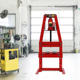 Hydraulic Power Units, 6-Ton Benchtop Hydraulic A-Frame Shop Press with Press Plates, Hydraulic 6 Ton Garage Floor Adjustable Shop Press with Plates, Hydraulic Press, Red, Hydraulic Shop Press SHZICMY