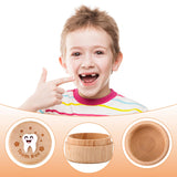 3D Carved Fairy Box, Wood Tooth Storage Box for Lost Teeth Container Cute Tooth Holder for Boys Girls Kids Birthday (Boys) PEUTIER