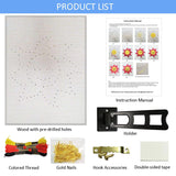 DIY String Art Craft Kit for Adults,Teens,Beginner,Kids.Include All Necessary Accessories and Frame,Home Wall Decorations，Unique Gift，Baby Nursery Wall Decor, Kids Room, Students (Sun) Marynee