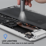 SHARDEN Mini Electric Screwdriver,29 in 1 Small Electric Screwdriver Kit with 24 Magnetic Bits,Precision Screwdriver Cordless Repair Tool for Phone Camera Laptop Watch Sharden