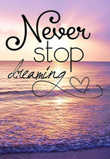 PDSLAIKE Inspirational Quote Diamond Painting Kits - DIY Craft Beach Diamond Art Motivational Sayings Office Wall Decor 11.8x15.7in PDSLAIKE