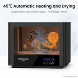 UNIFORMATION Cure3 Curing Machine 10.3-inche 405nm UV Resin Curing Station D282 x H162 mm with 360° Turntable Curing Box for GK3 Pro GK3 and Other Resin 3D Printers Uniformation