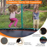 Doyuee Trampoline Mat Replacement-Fits 16FT Frame with 108 Rings Fits 6.5-7.0" Springs-Mat Diameter 14.3ft (172inch), Not Include Spring and Frame Doyuee