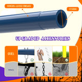 KDYMOD Swing Set for Backyard with Stand, Swing Heavy Duty 440lbs Metal Outdoor Swing Stand, Contain 1 Saucer 32" & 1 Belt seat 26.2" for Playground - Backyard Playset KDYMOD