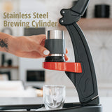 Flair Espresso Maker - Classic with Pressure Kit: Manual Lever Espresso Machine with Stainless Steel Tamper, Pressure Gauge and Carrying Case Flair