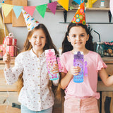 TOUPONS Decorate Your Own Water Bottle Kits Gifts for Girls Ages 4-6-8, DIY Mermaid Unicorn Water Bottle, Fun Kids Arts & Crafts Sticker Toys - 4 5 6 7 8 Year Old Girls Birthday Easter Gifts, 2-Pack TOUPONS