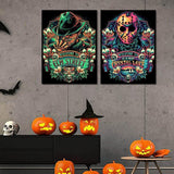 6 Pack Halloween Diamond Painting for Adults - 5D Horror Diamond Art Kits for Adults,Full Drill Diamond Dots DIY Diamonds Pictures Gem Crafts for Home Wall Decor Gifts(11.8x15.7inch) WoodArtSupply