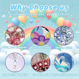 WEMEON Dolphin Diamond Art Painting Kits for Kids with Frame,Animal Diamond Art for Children Ages 4-8-12, with Beautiful Package for Gift Home Wall Decor(7x7inch) WEMEON