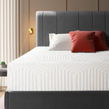 BreezeRest Queen Mattress Medium 8 Inch Memory Foam Mattress Bed in a Box, Colchones Queen Cooling Gel Green Tea Queen Size Mattress with Breathable Soft Fabric Cover CertiPUR-US BreezeRest