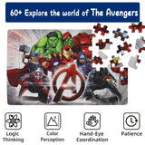 Jigsaw Puzzles for Kids Ages 4-8,60 Pieces Marvel Superhero Hulk Avengers Puzzle Toys for Children Girls and Boys,Learning Educational Kids Puzzles Toys Preschool Puzzles(0682) DPLEFO