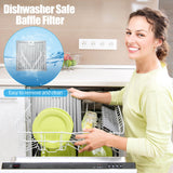 Tieasy Wall Mount Range Hood 30 inch Kitchen Hood 700 CFM with Ducted/Ductless Convertible Duct, Touch Control, Permanent Filters, Stainless Steel, 3 Speed Exhaust Fan, LED Light Tieasy