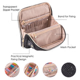 MYBAGZING Empty Crochet Hook Case - Crochet Hook Organizer Case Stand Up (Upgraded) -Corchet Organizer - Crochet Hook Holder for Knitting & Crochet Supplies, Crochet Needles, Crochet Accessories MYBAGZING