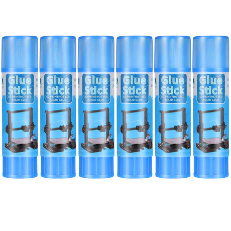 Outus 3D Printer Glue Sticks PVP Solid Glue Sticks for 3D Printer Hot Bed Removing Printing Models(6 Pieces) Outus