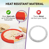 Talisman Designs Baking Pie Crust Shield Protector Cover for Edges of Pie - 8-inch to 11.5-inch Adjustable Silicone Baking Accessory for Making the Perfect Pie | Set of 1 Talisman Designs