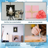 NPCSWXQ Paint by Numbers Kit for Adults Beginners, Ghost Floral Painting Crafts Number Art Paint Kits for Home Wall Bedroom Study or Office Decor Gift 16x20Inch NPCSWXQ