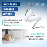 12 inch King Mattress, Hybrid Memory Foam and Pocket Spring, Motion Isolation, Medium Firm,Edge Support, Soft Touch, Cool and Breathable,Comfortable Mattress in a Box Ninare