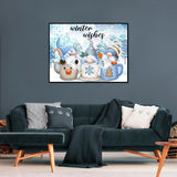 Gnomes Diamond Painting for Adults, Full Drill Round Gnomes DIY Diamond Art. Winter Diamond Painting Kits for Adults, Christmas Diamond Painting Kits 5D Gem Art Home Wall Decor 12x16inch. Generic