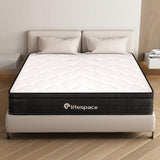 elitespace King Size Mattress,12 Inch Hybrid Mattress in a Box with Gel Memory Foam,Individually Wrapped Pocket Coils Innerspring,Pressure-Relieving and Supportive. elitespace