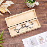 OLYCRAFT Plain Unfinished Wood Box Jewelry Box Unfinished Wooden Artist Tool And Brush Storage Box Wood Pencil box Small Case with Locking Clasp for Crafting Valentine's Day Easter Decoration OLYCRAFT