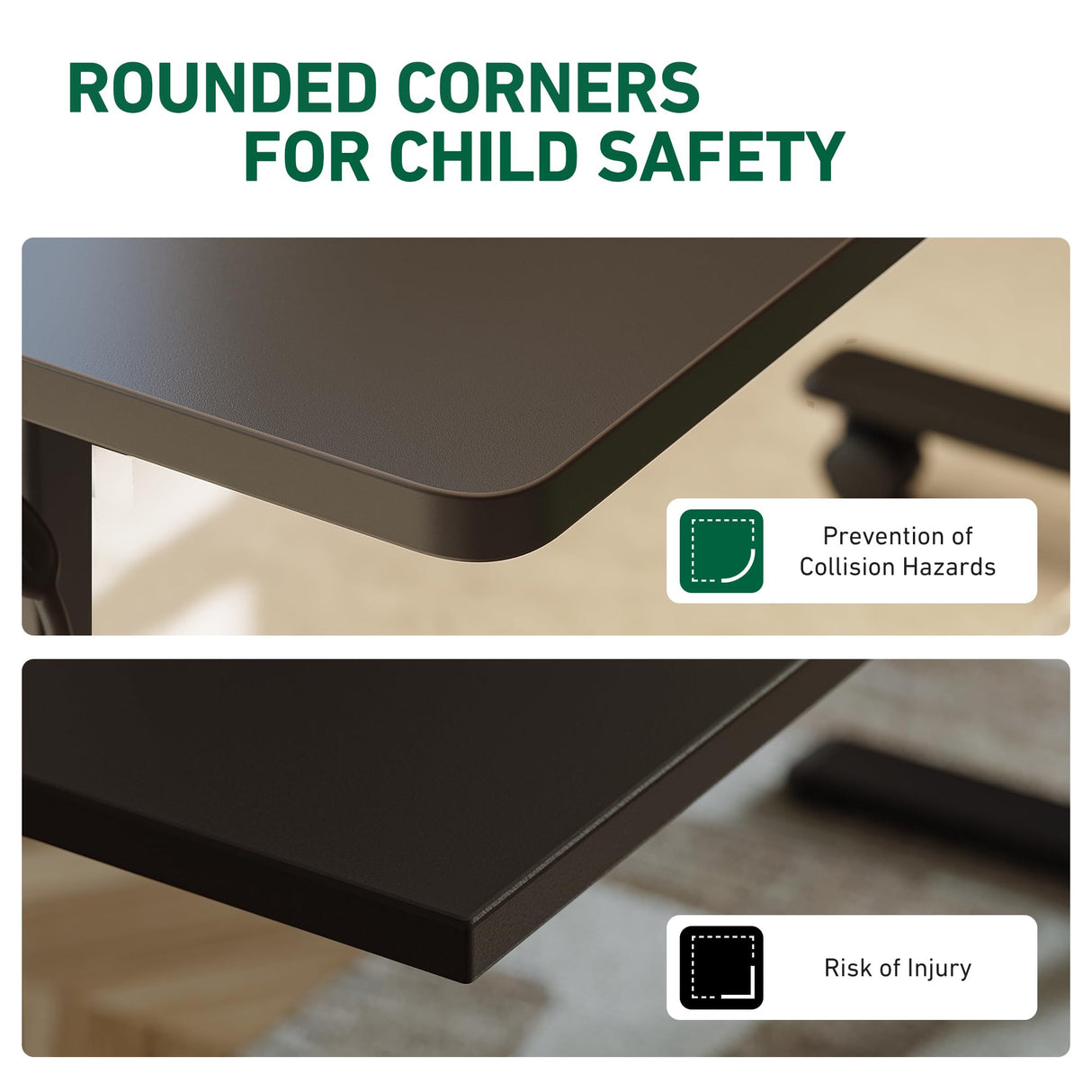 FEZIBO 40 x 24 Inches Standing Desk with Drawer, Adjustable Height Electric Stand up Desk with Storage, Sit Stand Home Office Desk, Ergonomic Computer Desk, Black FEZIBO