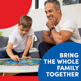 A Broader View Wild Animals Round Table Puzzle - 500 Pieces, Jigsaw Puzzles For Adults & Kids, Suitable For Groups Of 2 Or More, Everyone Gets The Best Seat At The Table, Incl. 12x12” Poster A Broader View