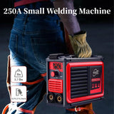Wrdlosy 250A 110V Welding Machine, Portable Welder Machine, IGBT Digital Display LCD Stick Welder, Home DIY Arc Welder, Hot Start Arc Force Anti-stick Mini Welder WRDLOSY