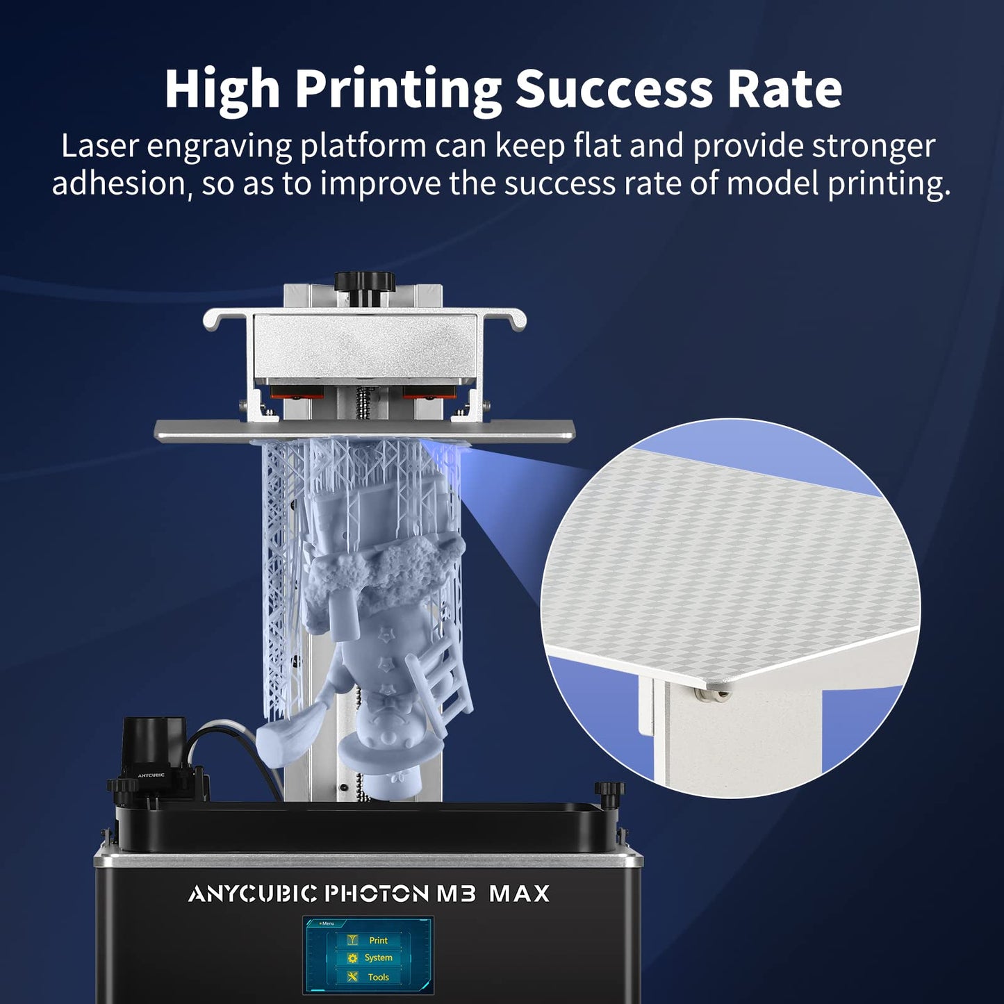 ANYCUBIC Resin 3D Printer, Photon M3 Max SLA LCD UV Resin Printers with 13.6'' 7K Mono Screen, Smart Resin Filler, Large 3D Printing Size 11.7'' x 6.5'' x 11.81'' - WoodArtSupply