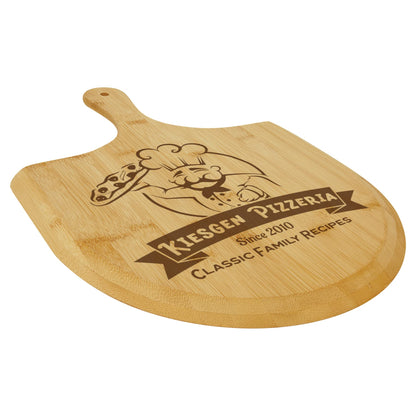 Personalized Mini Bamboo Pizza Peel - 16 Custom Designs - WoodArtSupply