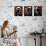 DAZZLEDOTS Diamond Art Kits for Adults, 3-Pack Halloween Diamond Painting Kits for Beginner Skull Round 5D Full Drill Diamond Dots Crafts for Home Wall Decor Gifts 12x16 Inch DAZZLEDOTS