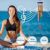 SuninYo Wind Chimes for Outside,Small Wind Chimes Outdoor Clearance,Memorial Wind Chimes with 8 Metal Tubes & Hook SuninYo