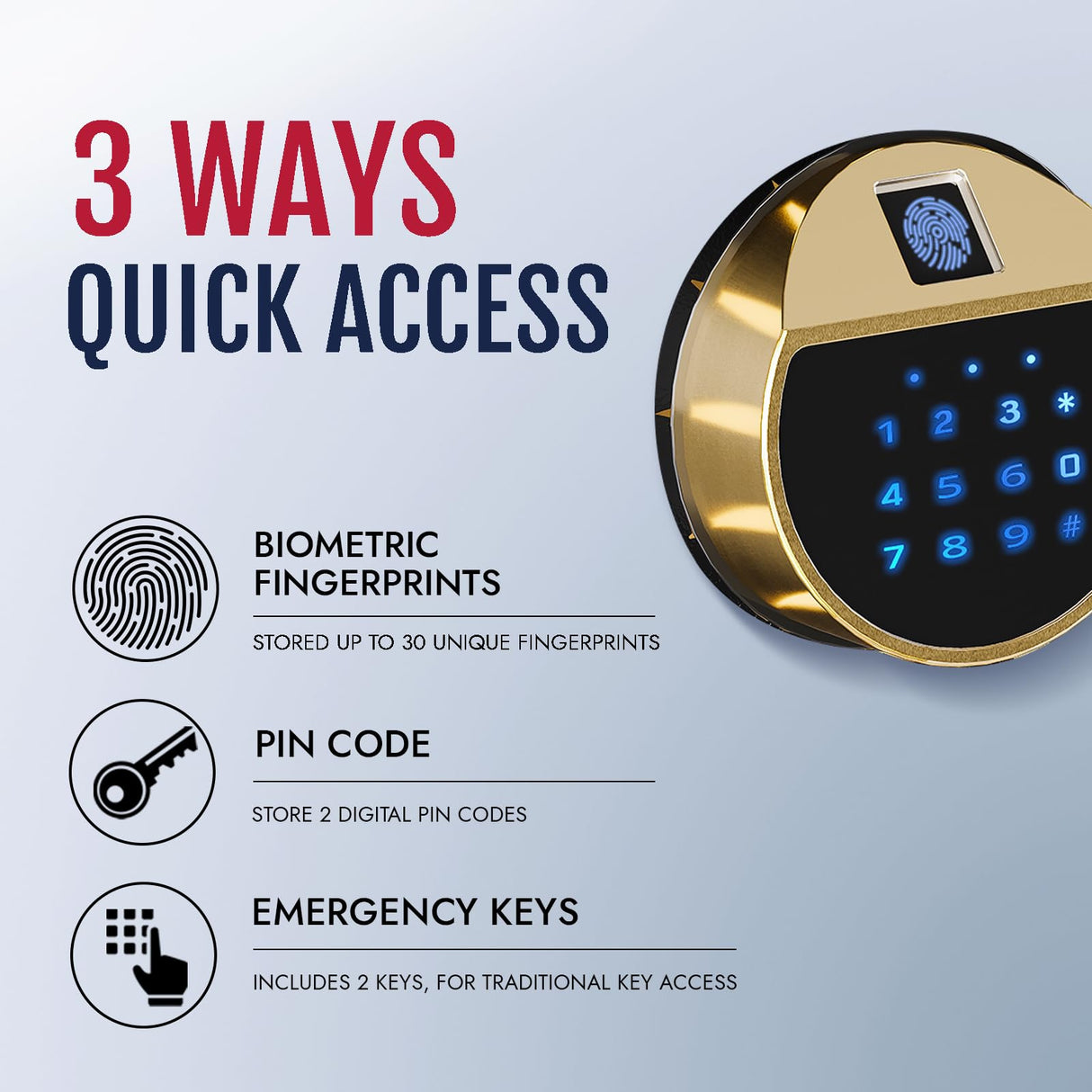 KAER 25 Gun Safe Biometric - Gun Safe for Rifles and Pistols Assembled, Large Gun Cabinet for Shotguns, Digital Fingerprint Rifle Safe with Removable Gun Racks,Pistol Pockets KAER