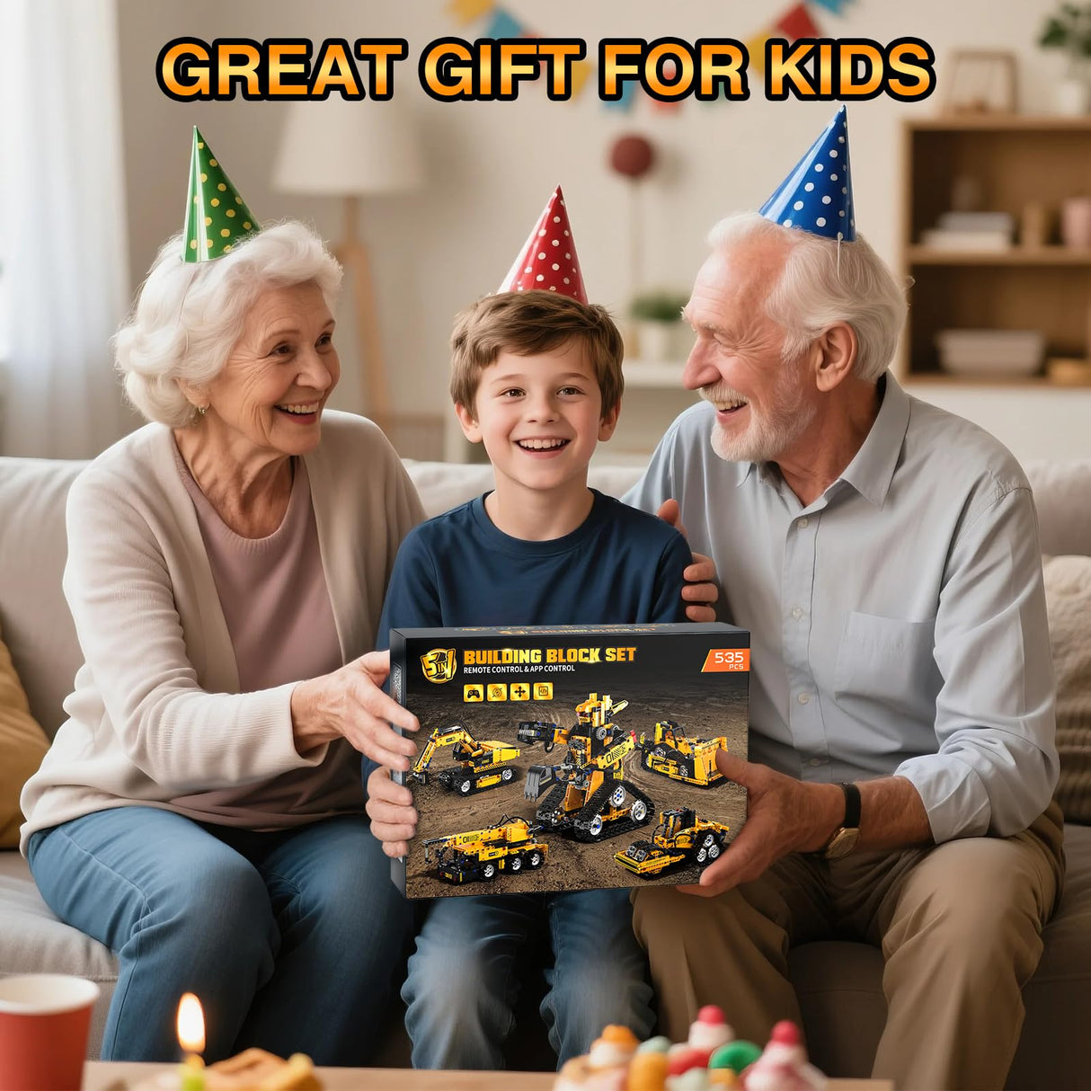ADUSRIZ 5 in 1 STEM Robot Building Kit, 535 Pcs Remote Control Excavator Science Educational Kit, Technic Coding Robotic Toys Gift for Kids 6 7 8 9 10 11 12+ Years Old Boys Girls ADUSRIZ
