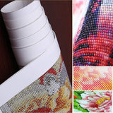 YIMORE 5D DIY Diamond Art Painting Kits Christ Jesus Wolf and Lamb 16X20 inches for Adults ，Full Round Drill Rhinestone Embroidery for Home Wall Decor YIMORE