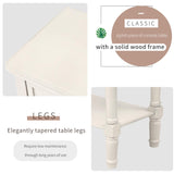 Lasadelgar 24" Small Console Table, Narrow Solid Wood Console Table with 3 Drawers and Open Shelf for Storage, Farmhouse Sofa Table for Living Room Lasadelgar