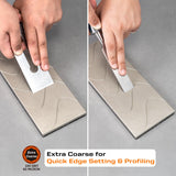 SHARPAL 145H 10 x 4 Inch Diamond Lapping Plate, Whetstone Flattener, Extra Coarse 220 Grit for Coarse Sharpening and Flattening Stones, Fix & Re-levelling any Whetstone and Sharpening Stones SHARPAL